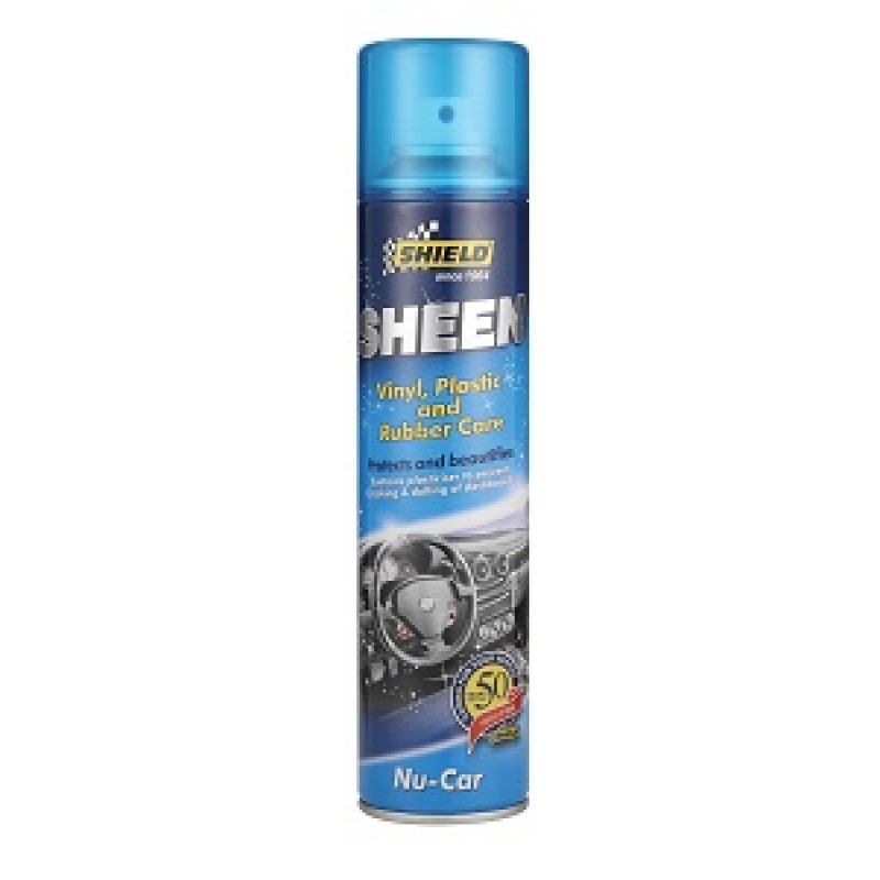 SHIELD SHEEN VINYL PLASTICRUBBER CAR SPRAY 300ML